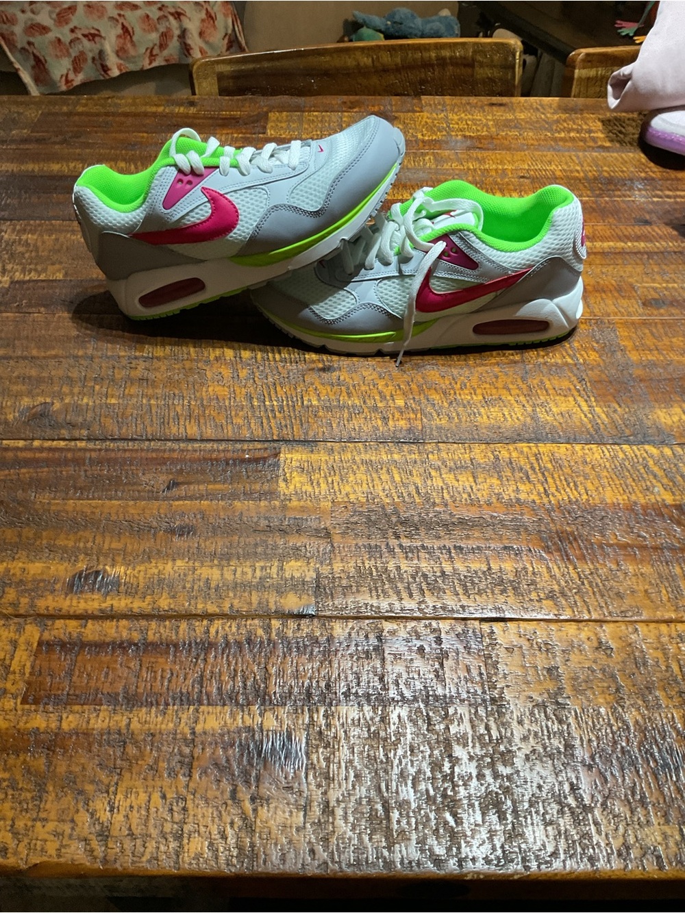Nike Air Max Correlate White Fireberry Lime Green NWOT Sz 11.